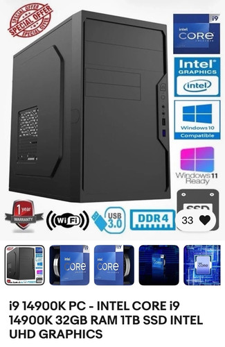 Intel 14900k tower desktop - intel,