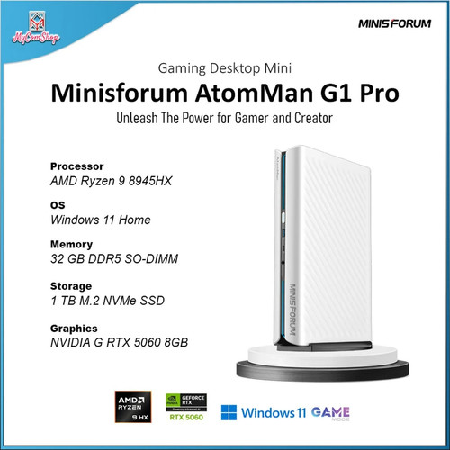 Minisforum atomman pro amd - g1,